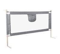HUOLE Barrera para Cama Infantil, protección contra caídas para Cuna, barandilla de protección para Cama de elevación Vertical, Barrera para Cuna Infantil, 2,0 m-Gris