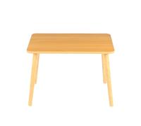 Huole - Mesas bajas para salón, balcón, oficina, montaje fácil, mesa de extremo de sofá de estilo de mediados de siglo, 60 x 40 x 40 cm, nogal