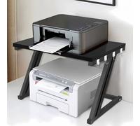 HUOLE Soporte Extensible para Microondas de 2 Niveles, Soporte Microondas, Estante Microondas, Mueble para Microondas con Soporte para Tabla de Cortar, (57 * 38 * 38cm-Z-(negro))