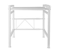 HUOLE Soporte Extensible para Microondas,Soporte para Microondas, Estante de Horno para microondas para Cocina,Organizador Estanteria Cocina,Cargar los Portes 25kg40/64 * 45 * 36,5 cm-Blanco