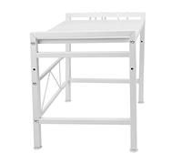 HUOLE Soporte Extensible para Microondas,Soporte para Microondas, Estante de Horno para microondas para Cocina,Organizador Estanteria Cocina,Cargar los Portes 25kg40/64 * 45 * 36,5 cm-Blanco