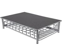 HUOLE Soporte para cápsulas Dolce Gusto para 60 Cápsulas,Cajones para Cápsulas de Café para Almacenamiento de Cápsulas OriginalLine,K Cup con Pies Antideslizantes,28*42*9,5 cm (gris)