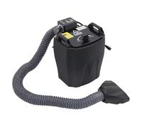 HUOMMGS Máquina de niebla de suelo, 3500 W, máquina de hielo seco, alcance de 150 m², máquina de niebla manual, 30-110 °C, temperatura ajustable, máquina de niebla de suelo con boquilla y manguera