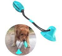 HUOQILIN Multifunction Pet Molar Bite Toy, Juguete Mordedor Mascota, Juguete Multifuncional para Mordedura De Molar, Mordedura De Perro del Entrenamiento con Ventosa,Blue