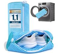 HUPIRCT 2 Piezas Bolsas Para Lavar Zapatillas en Lavadora, Reutilizable, Limpieza Completa de 360 Grados, Cremallera de Bloqueo Automático Invisible, Apto Para Todas Las Lavadoras y Zapatos