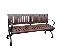 HUPQCVX Banco De Exterior De Aluminio Fundido, Sin Mantenimiento, Apto For Patios Traseros Y Villas, Asiento Doble Ecológico.(150cm)