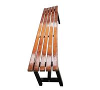 HUPQCVX Banco De Tres Plazas De 59 Pulgadas, Retención De Color Duradera, Soldadura De Precisión, Asientos Públicos En Paradas De Autobús.(120cm(47.2 Inch))