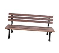 HUPQCVX Bancos For Instalaciones Públicas, Impermeables Y Resistentes Al Sol, Gran Capacidad De Carga, Banco De Jardín Doble De 120 CM(120cm)