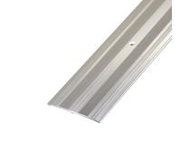 HUPQCVX Embellecedor De Umbral De Puerta De Aleación De Aluminio De 0,9 Metros, Que No Se Deforma, Impermeable Y Tira De Cubierta De Costura del Piso Dentro De 5 Cm.(Bright Silver)