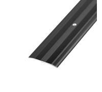HUPQCVX Embellecedor De Umbral De Puerta De Aleación De Aluminio De 0,9 Metros, Que No Se Deforma, Impermeable Y Tira De Cubierta De Costura del Piso Dentro De 5 Cm.(Black)