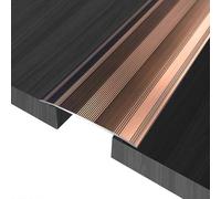 HUPQCVX Tira Plana De Aleación De Aluminio Ensanchada De 6 Cm For Pisos, Juntas De Baldosas, Bordes De Alfombras Y Tiras Antideslizantes For Umbrales De Puertas(Rose Gold.)