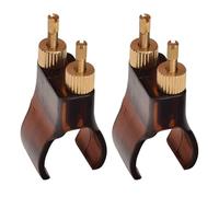 Huqin - Afinador fino de latón de alta precisión, instalación rápida para mejorar la estabilidad del sonido y la durabilidad, afinador portátil de violín chino