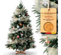 Huracan Árbol de Navidad artificial 150cm con nieve, base de madera maciza y aspecto denso, decoración y bolsa de almacenamiento, Árboles de Navidad artificiales para salón, interior y exterior, verde