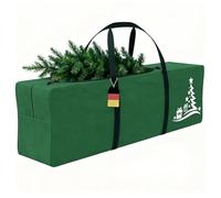 Huracan Bolsa de almacenamiento para árbol de Navidad, 127 x 40 x 48 cm, Oxford 600D, impermeable, funda para árbol de Navidad con asas reforzadas, bolsa de árbol artificial desmontada, funda de