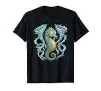 Huracán Caballito De Mar Vortex Océano Criatura De Di Camiseta