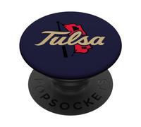 Huracán dorado de la Universidad de Tulsa de la NCAA - NCAFTUL01 PopSockets PopGrip Adhesivo