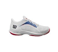 Hurakn 2.0 Zapatillas de Pádel, Mujer, Talla 38, Blanco/Azul/Rojo (White/Deja VU Blue/Wilson Red)