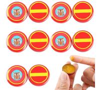 Huraoerrrr 10pcs bálsamo Tigre, 0.35 oz Chinos relajantes aceites Esenciales mentol refrescante Dolor de Cabeza mareado músculo Tigre bálsamo Rojo