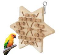 Huraoerrrr Juguetes de alimentación de Aves Forrajes Entrenamiento de Madera y Juguetes, Juegos para la búsqueda del Tesoro de Corcho de Loro Juguete para Las emociones de Inteligencia