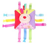 Huraoerrrr Juguetes para la Hebilla para niños, Juguetes de Hebilla para oratoria de Colores Bolsas de Sonido y Bolsillo de Almacenamiento, números y Letras cognitivos para niños pequeños 1-3