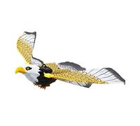 Huraoerrrr Scarer de pájaro Falso Flying Hawk Mecano Colgante Halcón Volante Flying Eagle Bird Scarer con un Almacenamiento más fácil: para pájaros, Ratones, Ardillas, Conejos y Otras Aves o roedores