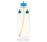 Huraoerrrr Tanque de Combustible RC, Botella de Combustible de 750 ml, Botella de Aceite de Tanque de Transparente de plástico para avión de Gas en avión, Piezas de Repuesto de aeronaves modeladas