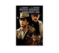HUREYW I RH Butch Cassidy And The Sundance Kid Póster de pared con diseño de cubierta para dormitorio, póster artístico de pared de 50 x 75 cm, estilo sin marco