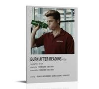HUREYW I RH Póster de Burn After Reading para pared, diseño de cubierta para dormitorio, póster artístico de pared de 50 x 75 cm, estilo marco