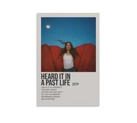 HUREYW I RH Póster de Maggie Rogers Heard It In A Past Life para pared, diseño de portada para dormitorio, póster artístico de pared de 50 x 75 cm, estilo sin marco