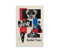 HUREYW I RH Póster de tren bala para pared, diseño de cubierta para dormitorio, póster artístico de pared de 30 x 45 cm, estilo sin marco