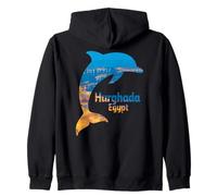 Hurghada, Egipto, Playa de Delfines y Desierto, Mar Rojo Diversión Sudadera con Capucha