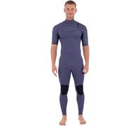 Hurley 2026 Air - Traje de neopreno de manga corta con cremallera en el pecho para hombre, 2/2 mm, destructor