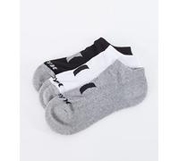 Hurley 3Pk Icon - Calcetines de corte bajo para hombres, color blanco, talla 42