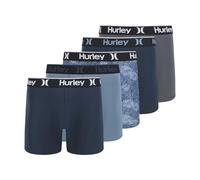 Hurley 5 Pack Stretch Boxer Briefs Ropa Interior de Hombres, Dypsis Leaves Combo, S