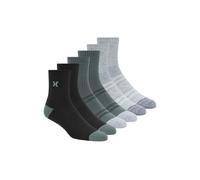 Hurley 6pk Mens 1/2 Terry Hi Qtr Crew Black/green Talla: 8-12 | Ropa Interior Outlet | Hombre | Negro