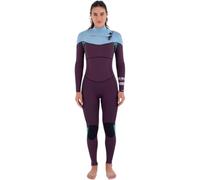 Hurley Advant 2026 - Traje de neopreno con cremallera en el pecho de 4/3 mm para mujer, color azul Bonnie