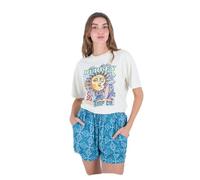 Hurley Along for The Ride Camiseta, Crema, L para Mujer