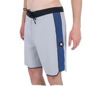 Hurley Boardshort para Hombre - Phantom+ Sidewinder Fuse 18", Lt Stone Grey, W32