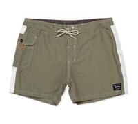 Hurley Built Thalia 16'' Bañador, Verde, 40 Men's