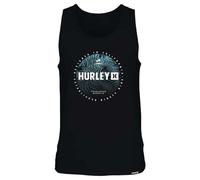 Hurley, Camiseta de Tirantes Hombre, Palm World, XXL, Negro