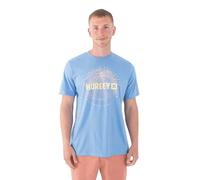 Hurley Palm World Camiseta, Azul, XL Men's