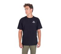 Hurley Camiseta Print and Destroy, Negro, M para Hombre