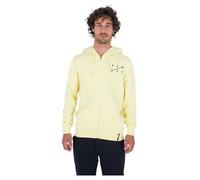 Hurley Capucha con Cremallera M Slash Sudadera, Cáscara de Huevo, S para Hombre