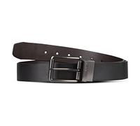 Hurley Cinturones de cuero reversibles para hombre, Negro -, Large