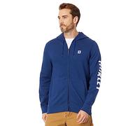Hurley Cremallera de Forro Polar en Caja Suéter sin Botones, Vacío Azul, S para Hombre