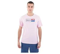 Hurley Evd Box Waves SS Camiseta, Lollipop Htr, S para Hombre