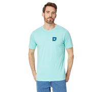 Hurley Evd Corner SS Camiseta, Tropical Mist Htr, XL para Hombre