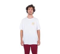 Hurley Evd Hot Fire SS Camiseta, Blanco, M para Hombre