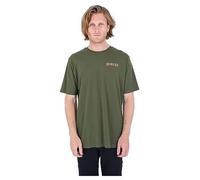 Hurley Evd Tiger Palm SS Camiseta, Helecho de Carbón, L para Hombre