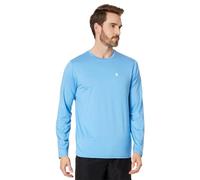 Hurley Everyday Hybrid UPF-Camiseta de Manga Larga Camisa de protección de Sarpullido, Bliss Blue, L para Hombre